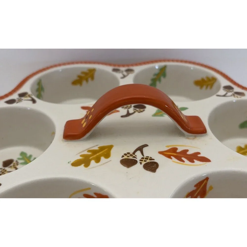 temp-tations Old World Fall Harvest 6 cup Texas Muffin Pan Bakeware